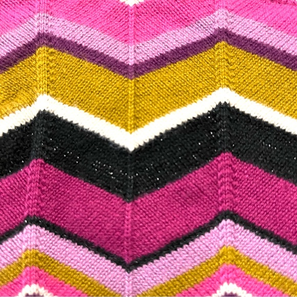 Missoni for Target Girls Chevron Cardigan Sweater Size Small Multicolor Zigzag - Picture 7 of 9